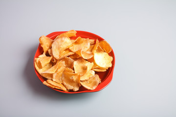 Indian Traditional Cassava or tapioca Chips