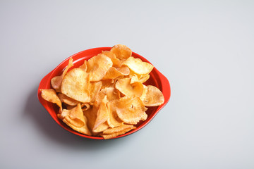 Indian Traditional Cassava or tapioca Chips