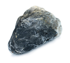 Rock stone isolated on white background with clipping path