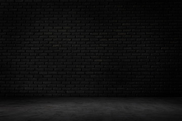 floor plaster and brick texture wall background , interior and website web page , room vintage dark...