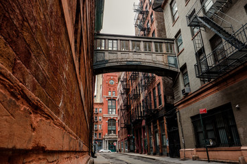 Staple Street Skybridge in Tribeca, New York City