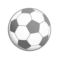 Classic soccer ball on white background