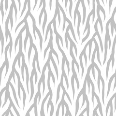 Abstract seamless nature pattern. Root-like structure. Striped lines with rough edges