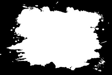 Abstract Decorative Black and White Photo Frame