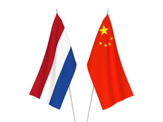 China and Netherlands flags
