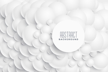 3d abstract circles background design