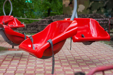 Children's carousel in the Park.