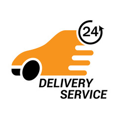 Express delivery service. Vector illustration