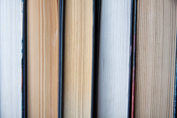 stack of old books