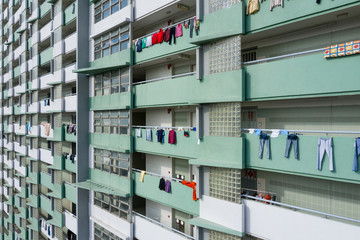 Obraz premium Exterior of the building facade