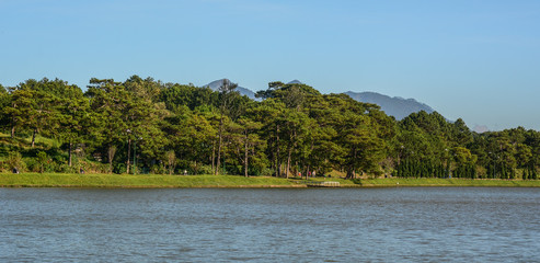 Lake Xuan Huong in Dalat, Vietnam