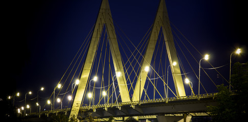 bridge at night in the Kazan (Millennium)
