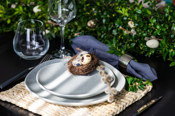 Easter table setting