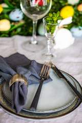 Easter table setting