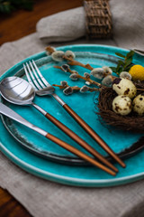 Easter table setting