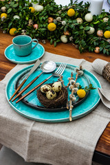 Easter table setting