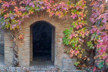 Fototapeta na wymiar Entry of the Bañuelo de Granada