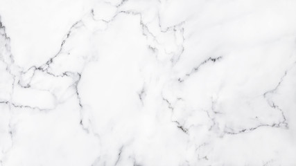 White marble texture with natural pattern for background.