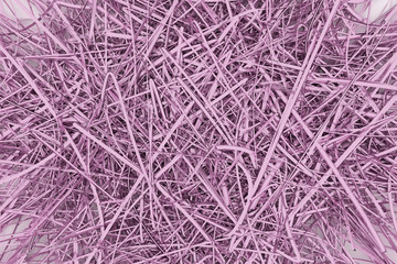Abstract CGI composition, messy strings virtual backdrop. Wallpaper for graphic design. 3D render.