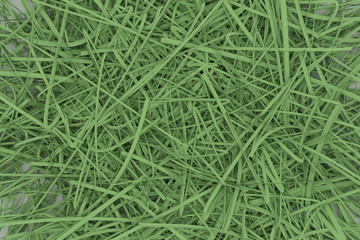 Decorative, illustrations CGI composition, messy strings virtual backdrop, for design texture background. 3D render.