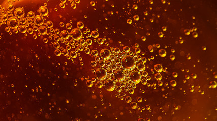 Bubbles, texture, honey, vegetable oil, machine oil, juice, beer, air,