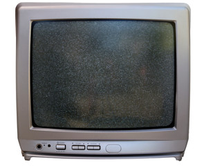 Old Analogue Portable Television Set