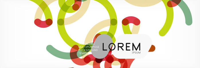 Abstract color lines on white. Modern colorful flow poster wave. Art design for your project