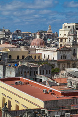 Havana, Cuba - 22 January 2013: Views of town center of squares and streets