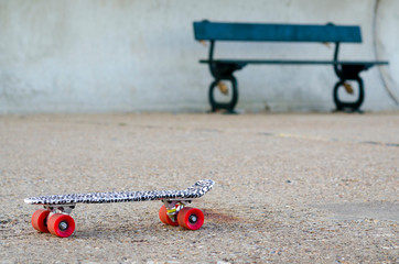 Skateboard on a Path 