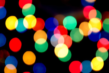 Beautiful Blurry Lights - Full Color Background