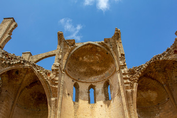 Ruins of the St George of the Greeks Church. Famagusta, Cyprus 