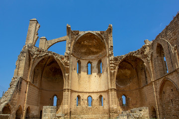 Ruins of the St George of the Greeks Church. Famagusta, Cyprus 