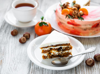 Sweet carrot cake