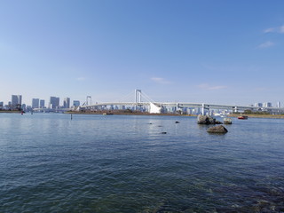 東京港連絡橋(レインボーブリッジ)