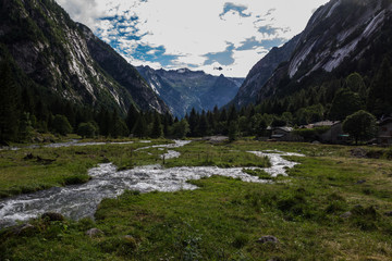 Panoramic view of Masino Valley