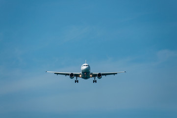 Plane in the sky on Phuket