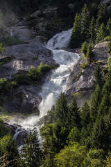 Fototapeta na wymiar View of a beautifull cascade