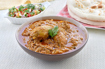 Korma Curry,  A delicious spicy traditional aromatic dish 