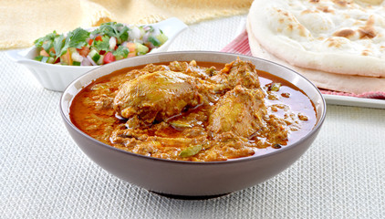 Korma Curry,  A delicious spicy traditional aromatic dish 
