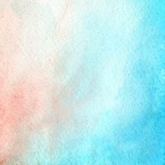 blue and pink colors, trendy watercolor background, divorce, spot and spray. Great design element for brochure, banner, cover, booklet, UI, UX, flyer, card, poster