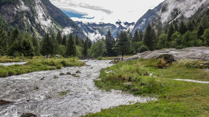 Panoramic view of Masino Valley