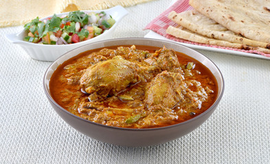 Korma Curry,  A delicious spicy traditional aromatic dish 