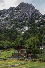 Panoramic view of Masino Valley