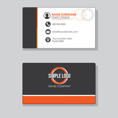business cards, for company business as identification