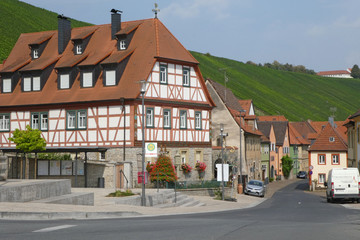 hist. Fachwerkhäuser in Escherndorf am Main