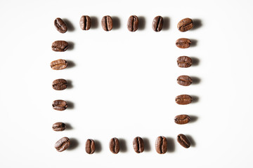 Square Frame of Coffee Beans 