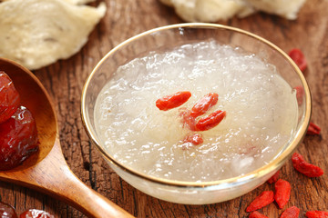 The nest of Edible-Nest Swiftlet, raw edible bird's nest materials for tradition chinese medicine.