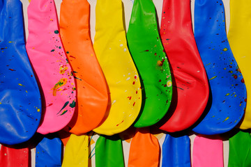 Fototapeta premium Pile of balloon from different color