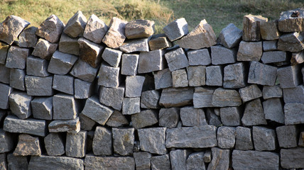 STONES KEPT AS A COMPOUND WALL