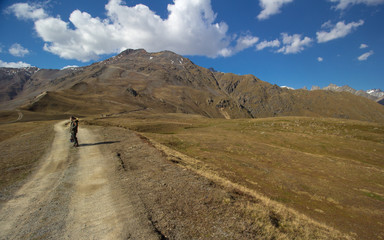 Koruldi lakes in Caucasus mountains, Georgia